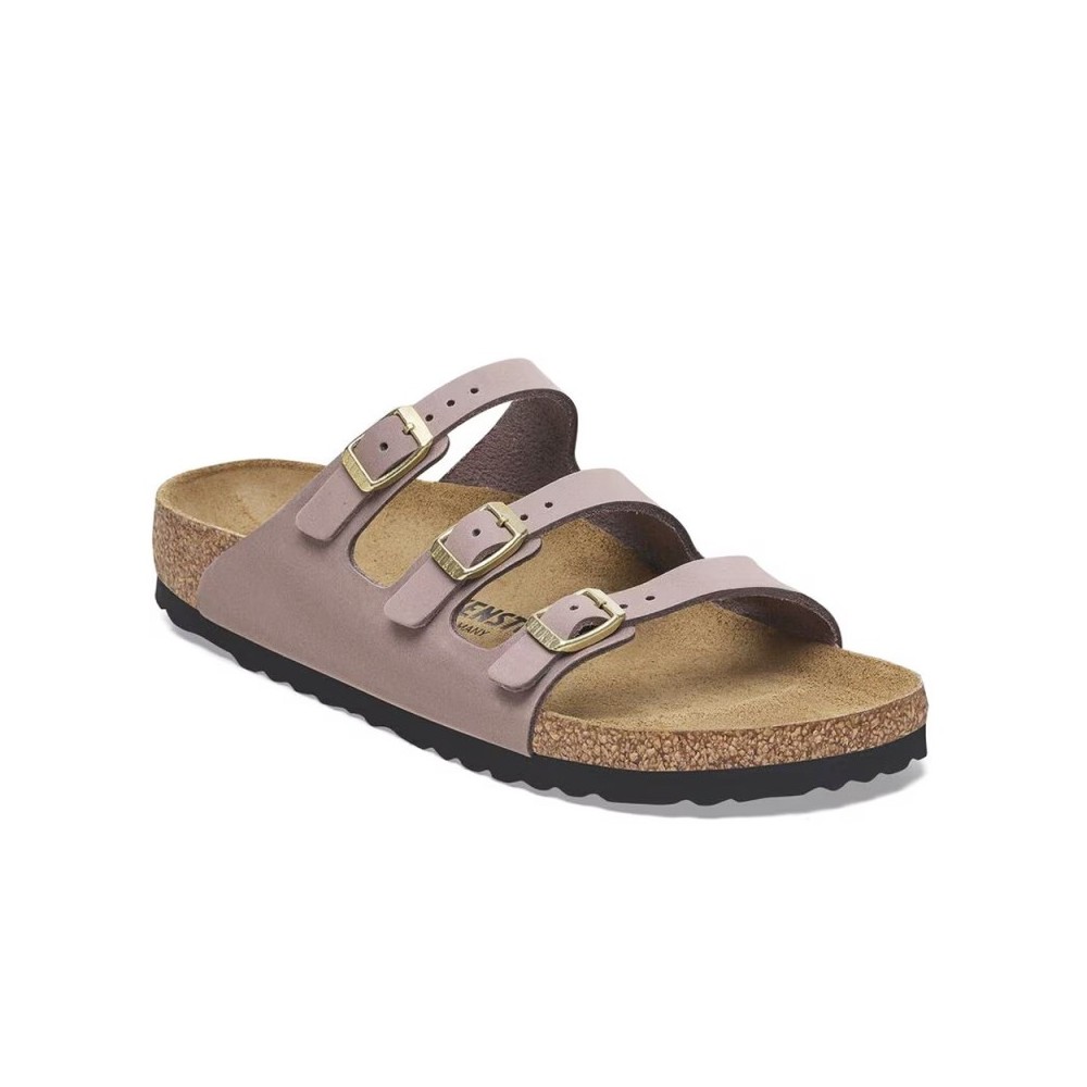 Sandalias Planas Mujer Birkenstock Florida Beig