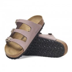 Sandalias Planas Mujer Birkenstock Florida Beig