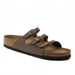 Sandalias Planas Mujer Birkenstock Florida Moka