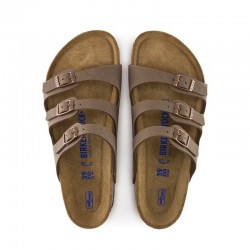 Sandalias Planas Mujer Birkenstock Florida Moka