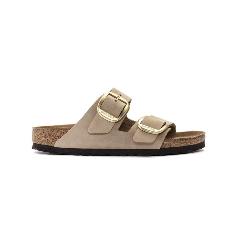 Sandalias Bio Mujer Birkenstock Arizona Big Buckle Beig