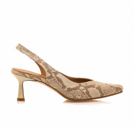 Zapatos de Tacón Mujer Mustang 54163 Beig