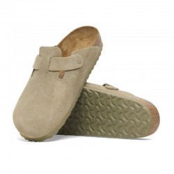 Zuecos Hombre Birkenstock Boston Beig