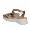 Sandalias Planas Mujer Pitillos 10610 Oro