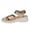 Sandalias Planas Mujer Pitillos 10610 Oro