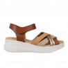 Sandalias Planas Mujer Pitillos 10610 Natural