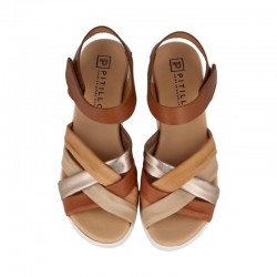 Sandalias Planas Mujer Pitillos 10610 Natural