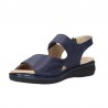 Sandalias Planas Mujer Pitillos 10300 Marino