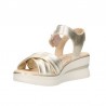Cuñas de Esparto Mujer Pitillos 10364 Oro