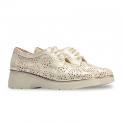Zapatos Casual Mujer Pitillos 10390 Oro