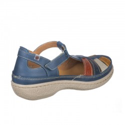 Sandalias Planas Mujer Laura Azaña 11987 Marino