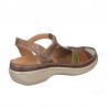 Sandalias Planas Mujer Laura Azaña 11986 Cuero