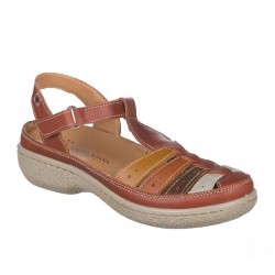 Sandalias Planas Mujer Laura Azaña 11986 Rojo