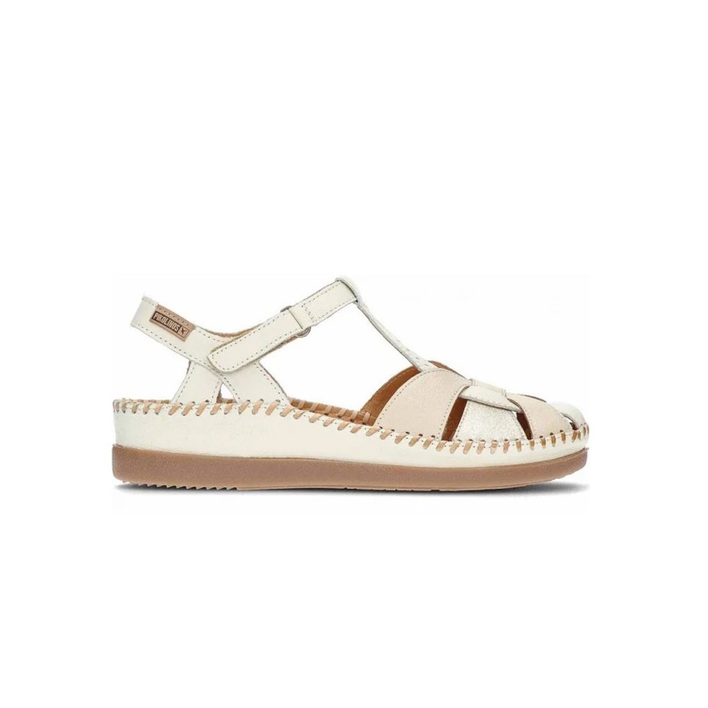 Sandalias Planas Mujer Pikolinos W8K-0847 Beig