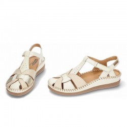 Sandalias Planas Mujer Pikolinos W8K-0847 Beig