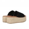 Sandalias Planas Mujer Chika10 Bonna 25 Negro