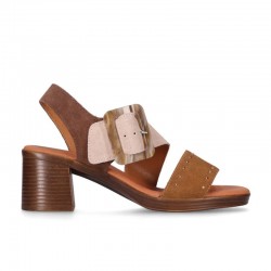 Sandalias de Tacón Mujer Chika10 New Gotica 10 Marron