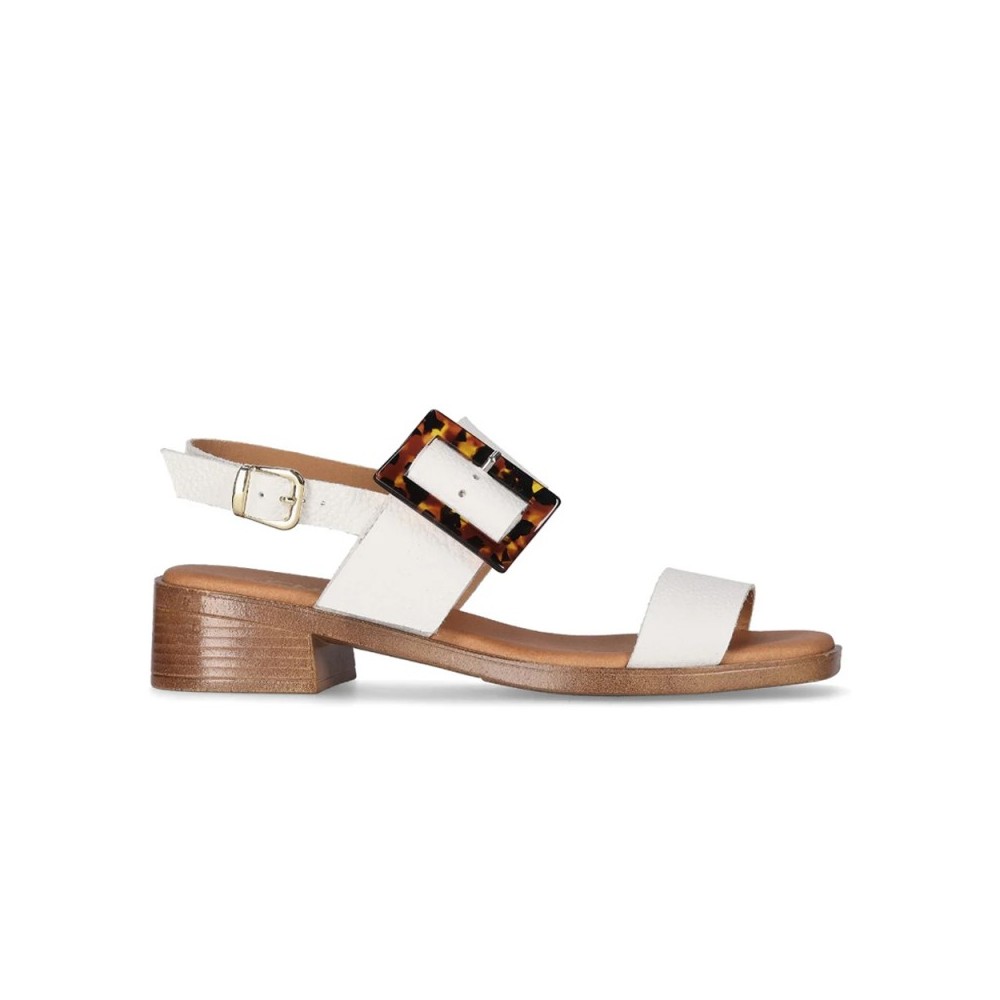 Sandalias de Tacón Mujer Chika10 Binka 04 Blanco