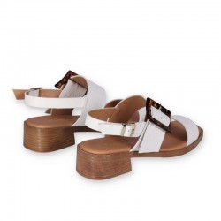 Sandalias de Tacón Mujer Chika10 Binka 04 Blanco