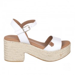 Sandalias de Tacón Mujer Popa Arale Blanco