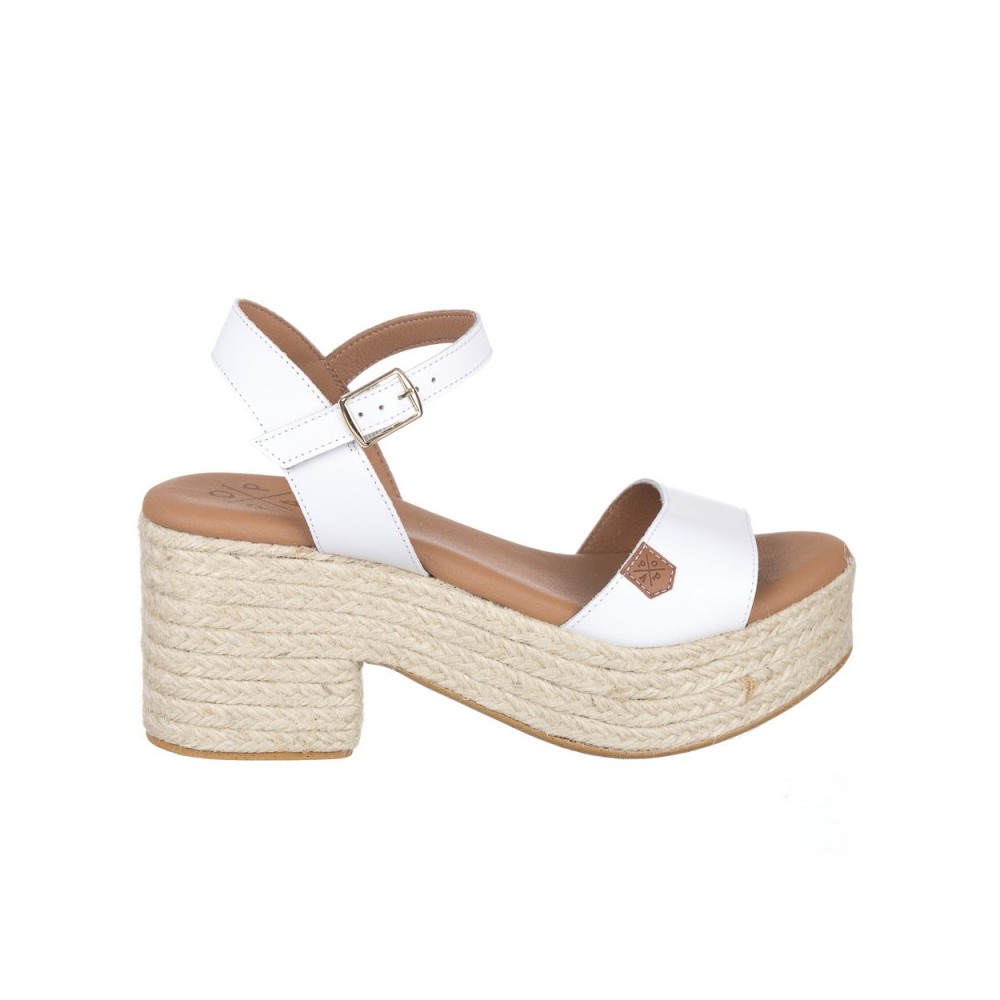 Sandalias de Tacón Mujer Popa Arale Blanco