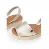 Sandalias Planas Mujer Popa Saona Oro