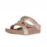 Sandalias Planas Mujer Fitflop Halo Bead-Circle Beig