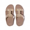 Sandalias Planas Mujer Fitflop Halo Bead-Circle Beig