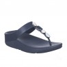 Sandalias Planas Mujer Fitflop Fino Marino