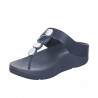 Sandalias Planas Mujer Fitflop Fino Marino