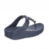 Sandalias Planas Mujer Fitflop Fino Marino