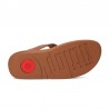 Sandalias Planas Mujer Fitflop Fino Crystal Cuero