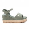Cuñas de Esparto Mujer Refresh 172660 Kaki