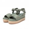 Cuñas de Esparto Mujer Refresh 172660 Kaki