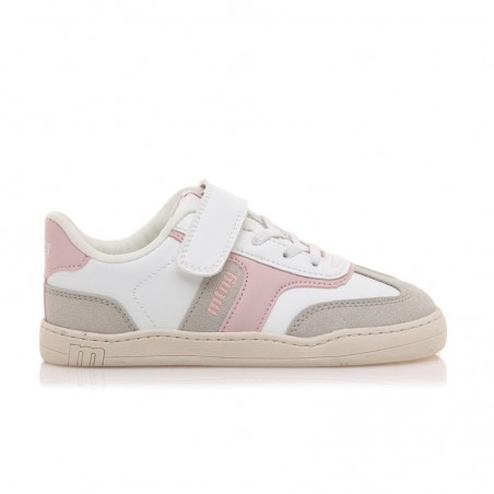 Barefoot Niña Mustang 48942 Blanco-Rosa