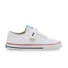 Zapatillas Lona Ba Niña Mustang 49065 Blanco