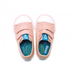 Zapatillas Lona Ba Niña Mustang 49049 Nude