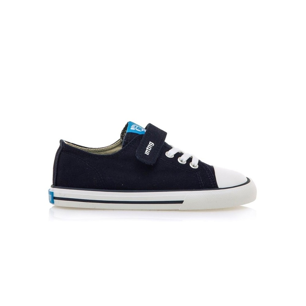 Zapatillas Lona Ba Niño Mustang 49065 Marino