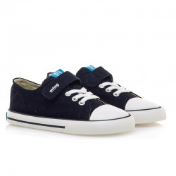 Zapatillas Lona Ba Niño Mustang 49065 Marino