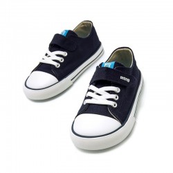 Zapatillas Lona Ba Niño Mustang 49065 Marino