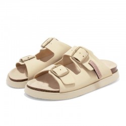 Sandalias Planas Mujer D.franklin Dfsh407001 Beig