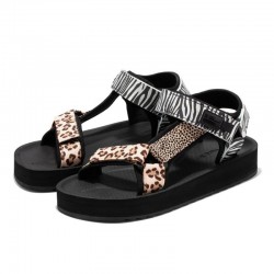 Sandalias Planas Mujer D.franklin Dfsh404002 Negro