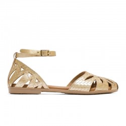 Sandalias Planas Mujer Porronet 3101 Oro