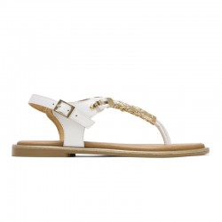 Sandalias Planas Mujer Porronet 3112 Blanco