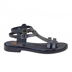 Sandalias Planas Mujer Porronet 3128 Negro