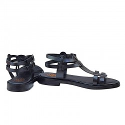 Sandalias Planas Mujer Porronet 3128 Negro