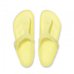 Sandalias Planas Mujer Birkenstock Gizeh Eva Amarillo