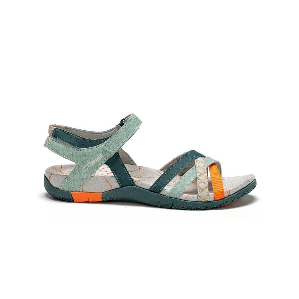 Sandalias Planas Mujer Chiruca Malibu 41 Verde