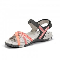 Sandalias Planas Mujer Chiruca Valencia 28 Gris-Rosa