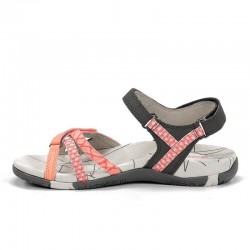 Sandalias Planas Mujer Chiruca Valencia 28 Gris-Rosa